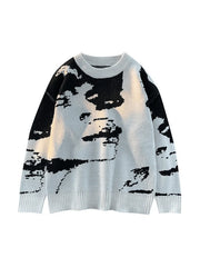 Men'S Vintage Dyed Pullover Sweater