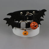 Halloween Pumpkin Bell Evil Choker