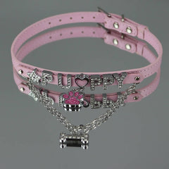 Puppy Paw Cute Bone Choker