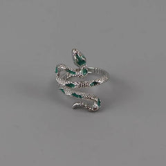 Dark Serpent Open Ring