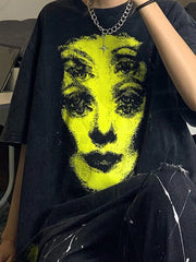 Screen Print Oversized Tee