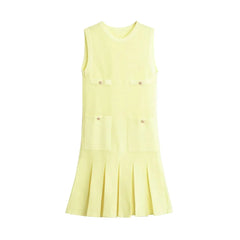 High Waisted Knitted Mini Dress