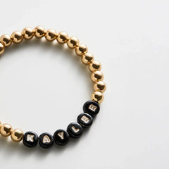 Custom Pisa Bracelet - Gold/Black