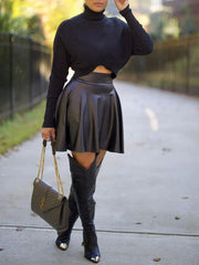 Pu Mini Skirt