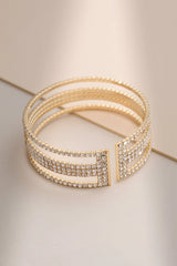 Gold Layered Diamante Bracelet