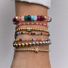 Chelsea Pisa Bracelet - Half Gold/Half Silver
