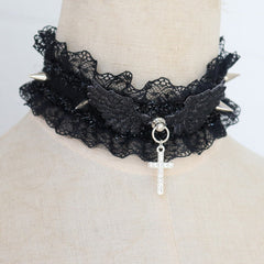Fairy Core Angel Wings Choker