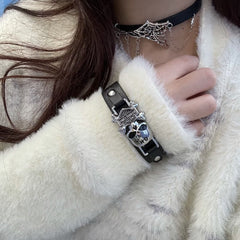 Punk Spider Web Choker