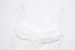 Tiered High-Waist A-Line Dress
