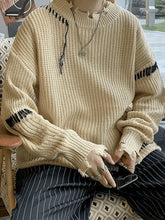 Men'S Irregular Hole Sweater