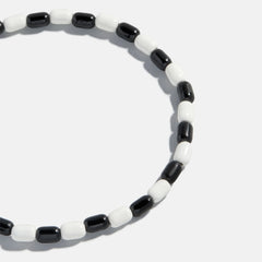 Brighten Up Enamel Beaded Bracelet - Licorice Twist