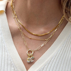 Cluster Charm Necklace Chain - Hera Chain & Charm Ring