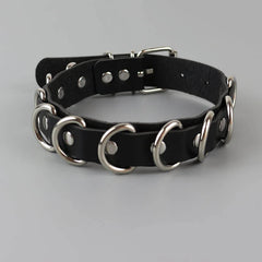 Cyber Punk Rings Choker