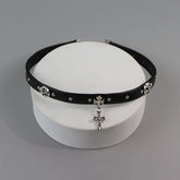 Vintage Cross Punk Choker