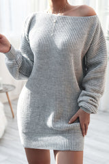 Fashion Casual Solid Bateau Neck Straight Dresses