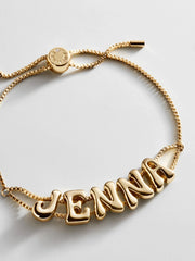Bubble Slider Custom Bracelet - Bubble Double Strand