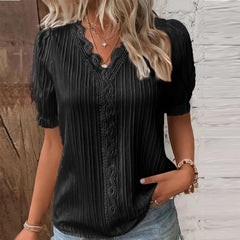 The Monteflare Blouse | Short Sleeve
