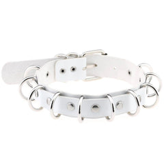 Cyber Punk Rings Choker