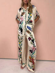 Harperâ„?Modern Sophisticated Feel Satin Unique Print