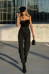 Breezy Days Black Tank Top