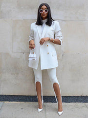 Split Hollow High Waist Pants