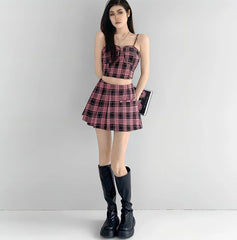 Pydshop Mini Skirt & Crop Top Two Piece Set