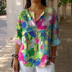 Lara - Blouse With Floral Print