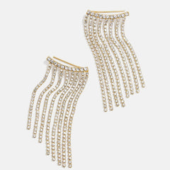 Daniella Earrings - Gold/Pavé