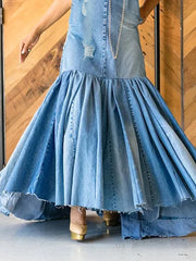 Fashion Loose Mermaid Maxi Dress
