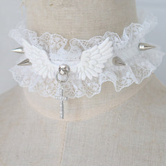 Fairy Core Angel Wings Choker