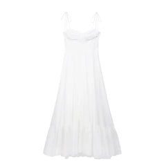 Tiered High-Waist A-Line Dress