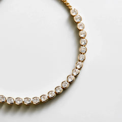 Brooke Tennis Bracelet - Round Stone