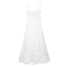 Tiered High-Waist A-Line Dress