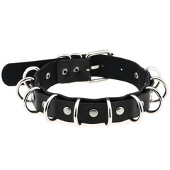Cyber Punk Rings Choker