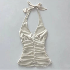 Softest Whisper Satin Halter Top