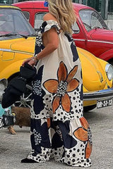 College Print Off The Shoulder Printed Dress Dresses