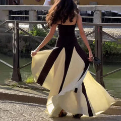 Elegant Sleeveless A-Line Maxi Dress