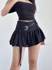 Crossover Y2K Mini Skirt