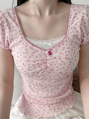 Summer Floral Doll Top