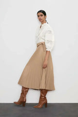Pydshop White Lace Cotton Floral Embroidery Puff Sleeve Top