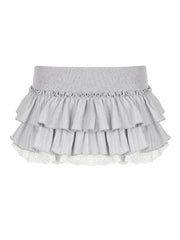 Ruffled Layers Mini Skirt