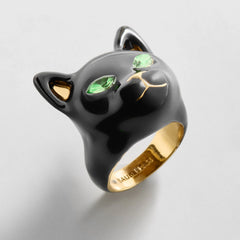 Cat's Out Statement Ring