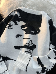 Men'S Vintage Dyed Pullover Sweater