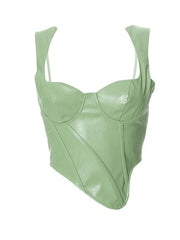 Pu Corset Top