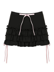 Hard Candy Ribbon Mini Skirt