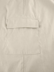 Vintage Pocket Long Cargo Skirt