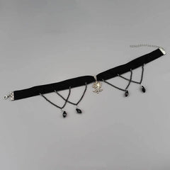 Goth Rose Lolita Choker
