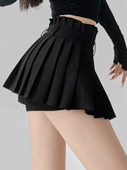Spicy Pleated Mini Skirt