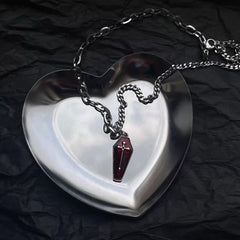 Gothic Coffin Necklace
