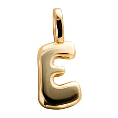 Bubble Letter Cluster Charm - E
